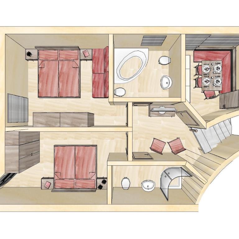 Appartements Michael - Appartamento con 2 Camere da Letto - 2