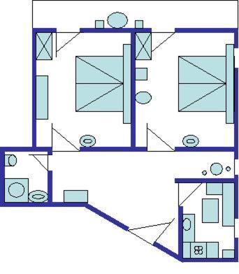Pfurtschell - Standard Apartment mit 2 Schlafzimmern - 9