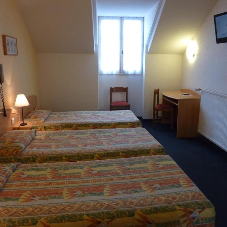 Cit'Hotel de La Vallée - Chambre Triple - 1