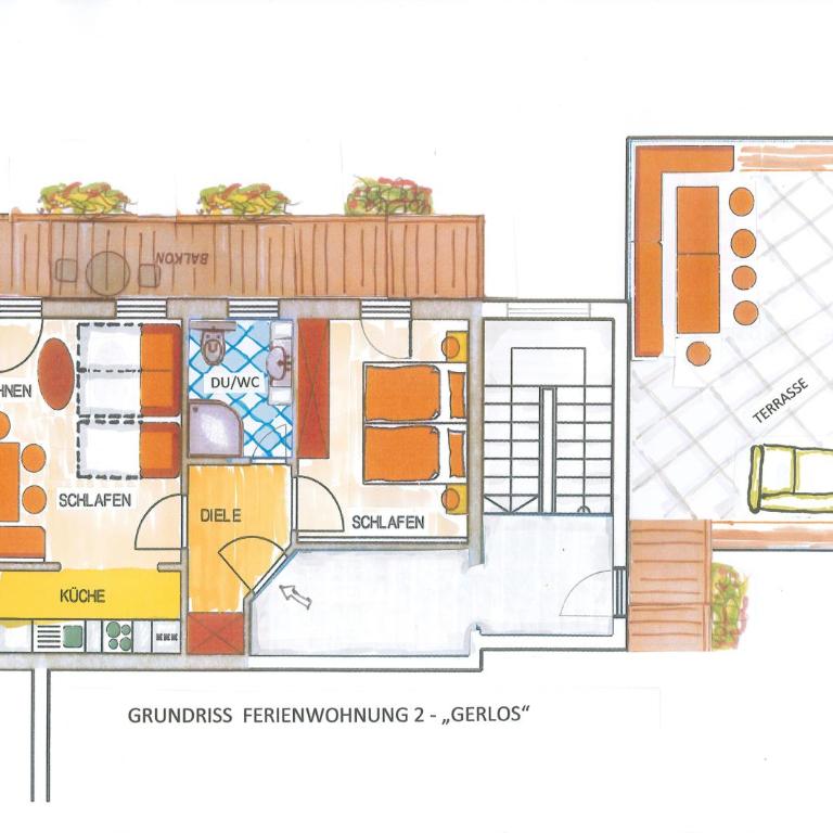 Ferienwohnung Ausblick Zillertal - Apartment mit 1 Schlafzimmer - 1