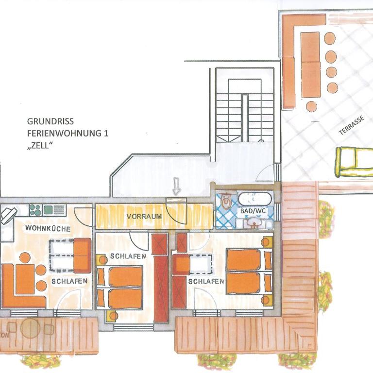 Ferienwohnung Ausblick Zillertal - Apartment mit 2 Schlafzimmern - 4