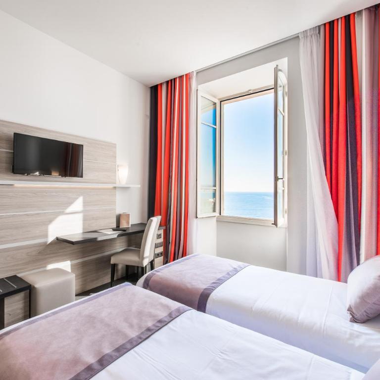 Hotel Le Saint Paul - Chambre Lits Jumeaux - Vue sur Mer - 3