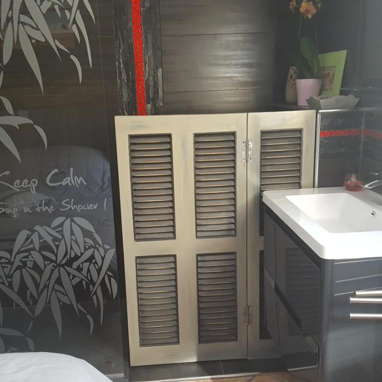 Les Bambous B&B - Doppelzimmer mit Poolblick - 5