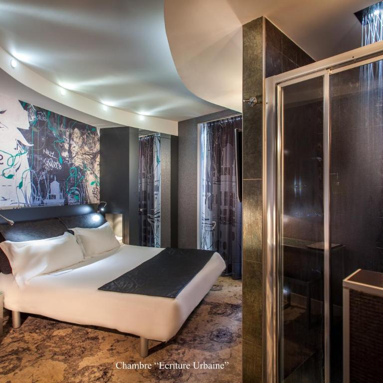 Apostrophe Hôtel - Chambre Double Supérieure avec Douche à Jets d'Hydromassage - 1