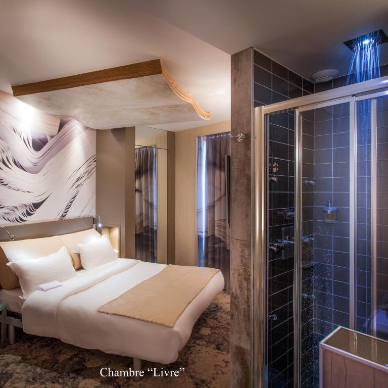Apostrophe Hôtel - Chambre Double Supérieure avec Douche à Jets d'Hydromassage - 8