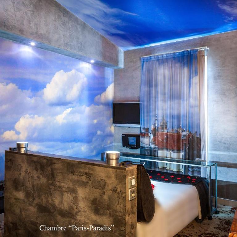 Apostrophe Hôtel - Chambre Double Balneo avec Baignoire de Chromothérapie - 7