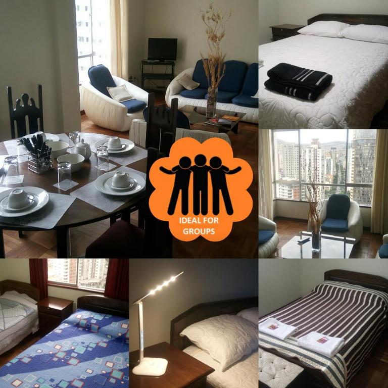 APARTAMENTO PRIVADO Piso 20a, CENTRICO, CERCA EMBAJADA USA, TELEFERICOS, MALLS, VISTAS 360, SOLEADO, ZONA SEGURA, CONCIERTOS - Apartamento Superior - 51