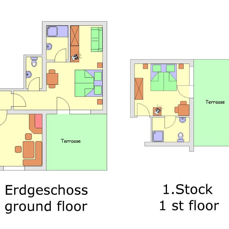 Hubertus Appartements - Apartment mit 2 Schlafzimmern (Fimba + 1 DZ) - 4