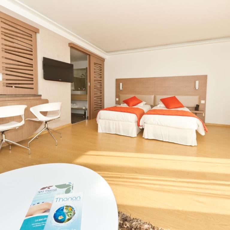 Villa Thermae Thonon-Les-Bains - Suite Junior avec Lits Jumeaux (2 Adultes) - 6