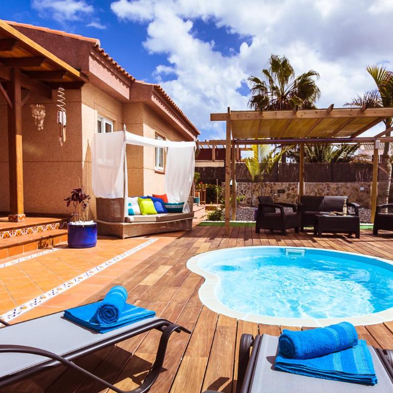 Villa Hibiscus Centrum Corralejo Beach Private Pool Family - Villa con piscina privada - 7