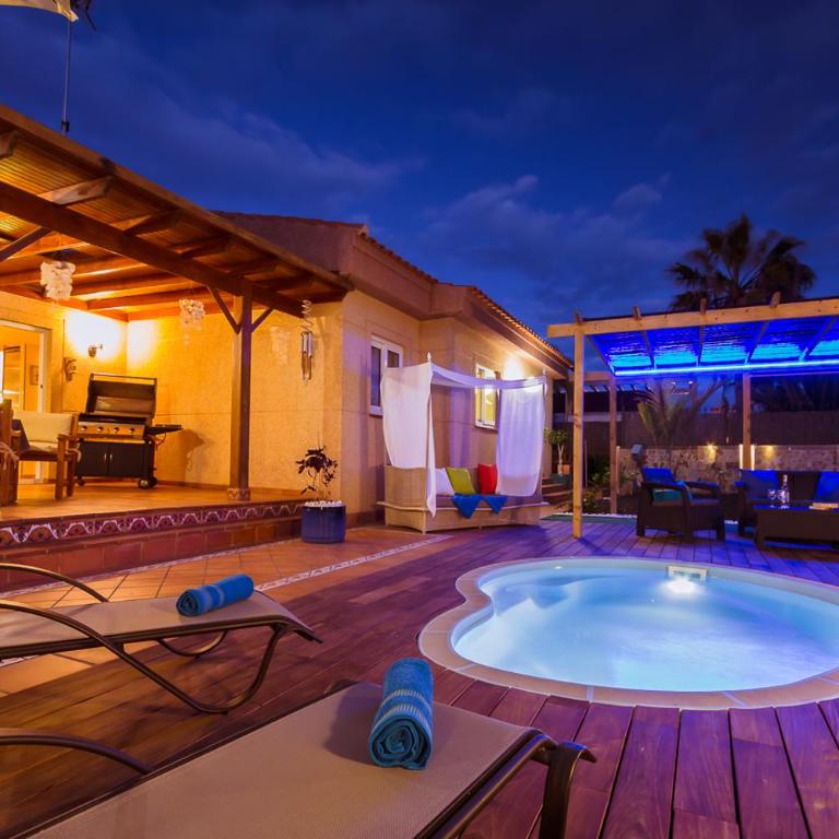 Villa Hibiscus Centrum Corralejo Beach Private Pool Family - Villa con piscina privada - 11