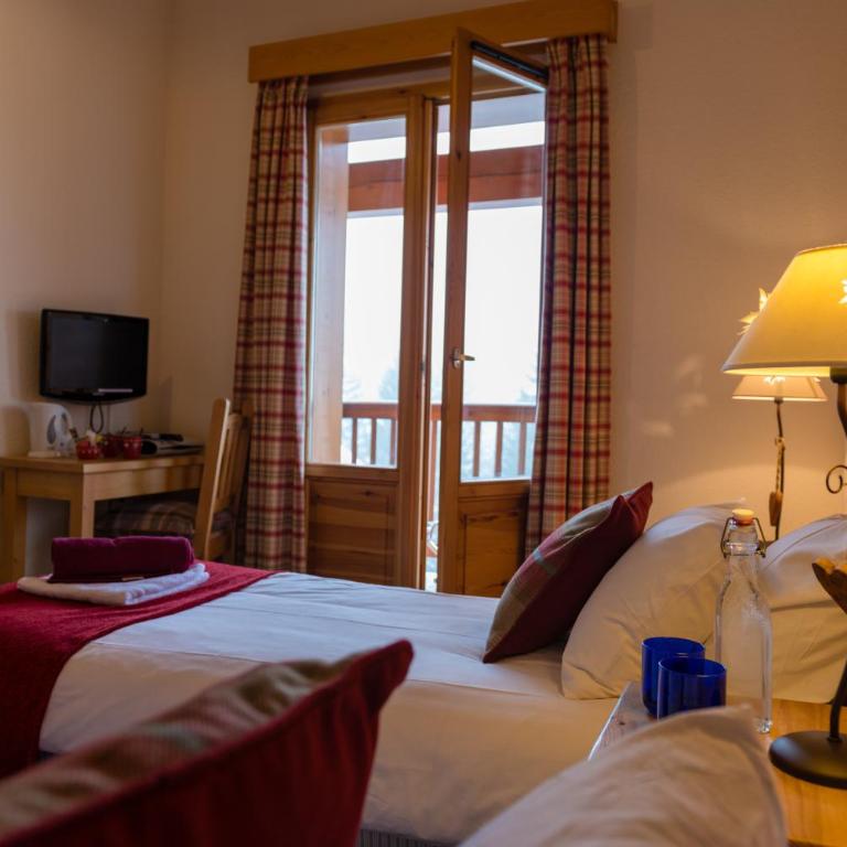 Chalet Coeur des Brévières by Chalet Chardons - Doppel-/Zweibettzimmer mit Balkon - 2