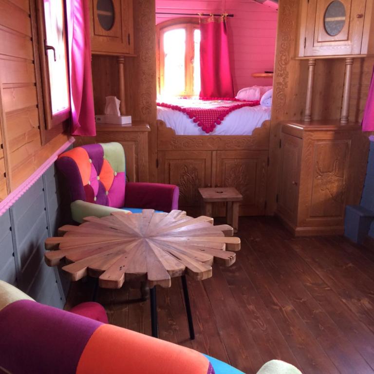 Hôtel Spa Mas des Rièges - Roulotte supérieure climatisée - 13