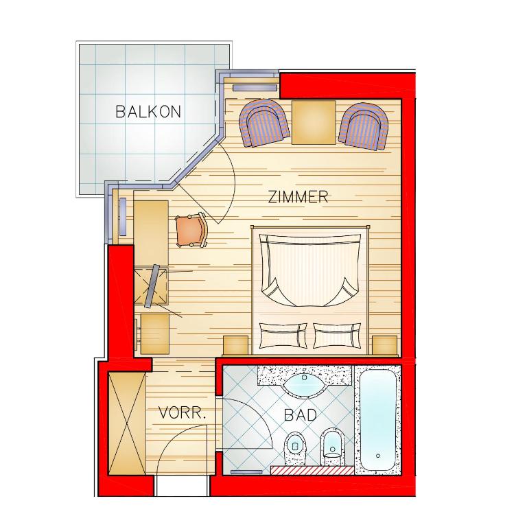 Seevilla Altaussee - Doppelzimmer mit Bergblick - 3