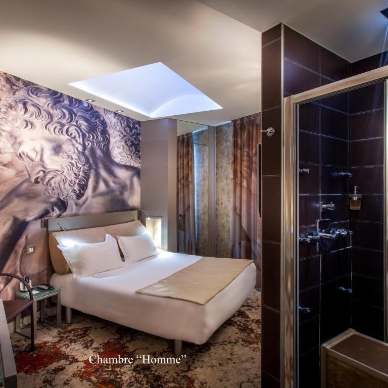 Apostrophe Hôtel - Chambre Double Supérieure avec Douche à Jets d'Hydromassage - 7