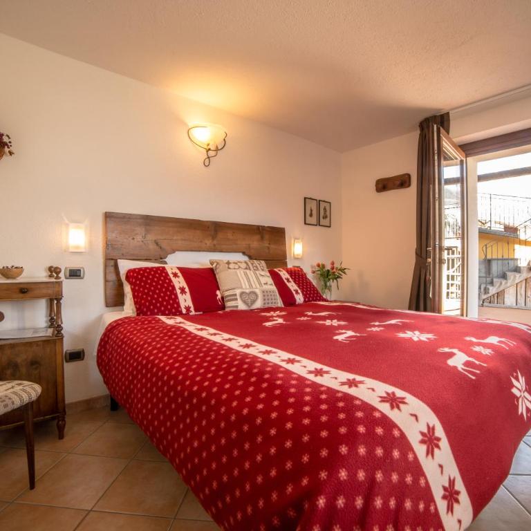 Lo Verdzé di Torgnon - Chambre Double avec Terrasse - 4