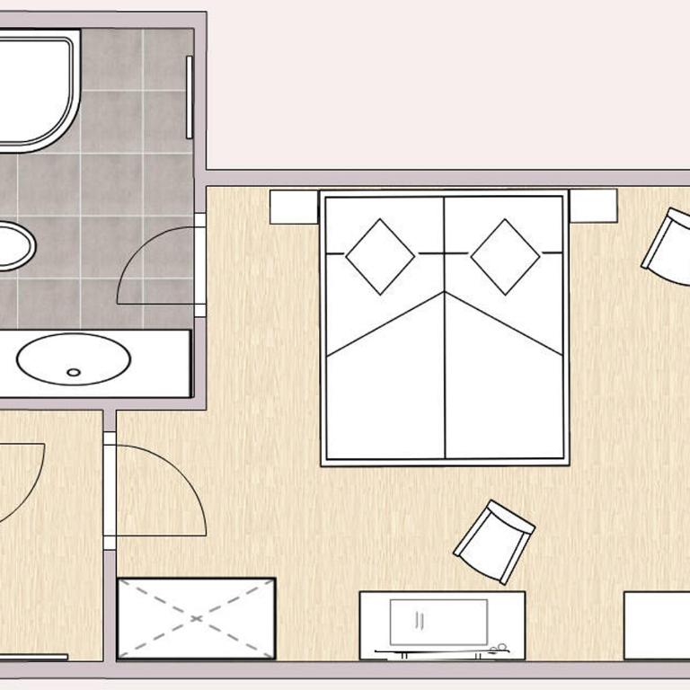 Hotel Post - regionales großes Frühstücksbuffet - auch GF & LF - Comfort Doppelzimmer - 2