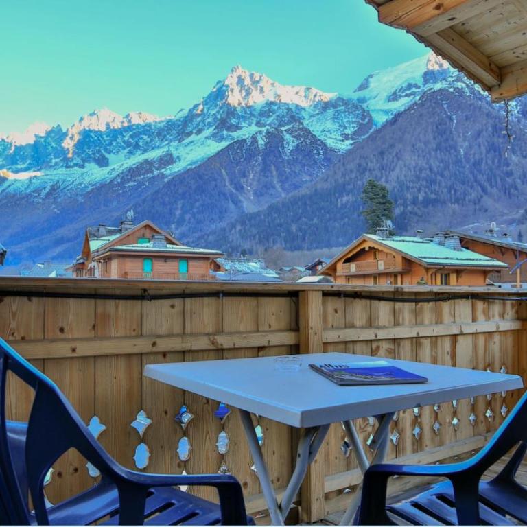Le Saint Antoine - Chambre Quadruple avec Terrasse - Côté Mont Blanc - 6