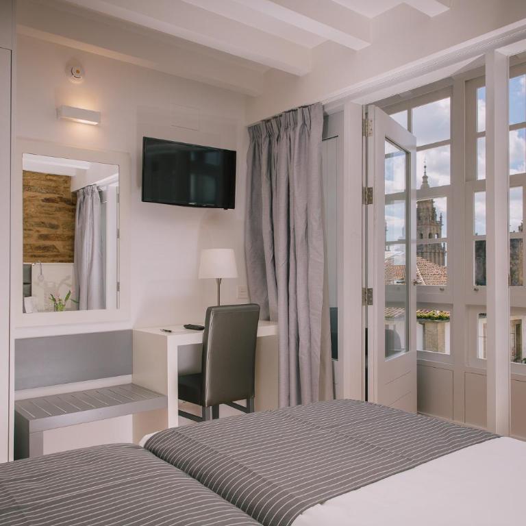Os Sobriños Do Pai - Habitación Doble con vistas a la ciudad - 1 o 2 camas - 3