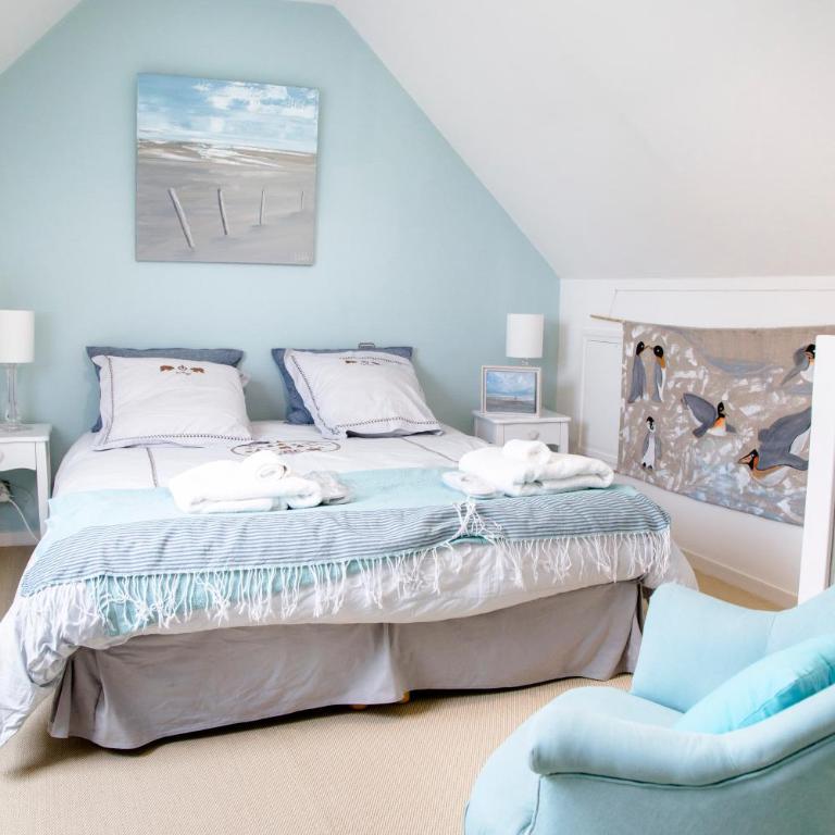 Le champ du Renne - Chambre Familiale avec Salle de Bains Commune - 3