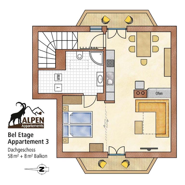 Alpen Appartement BelEtage - Maisonette Studio - 2