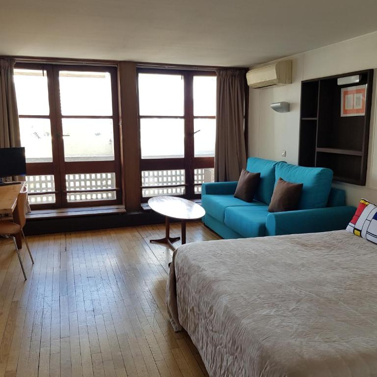Hotel le Corbusier - Chambre Double avec Balcon - Vue sur Parc - 4