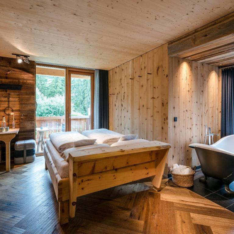 mama thresl - Doppelzimmer mit Balkon, Bad und Sauna - 11