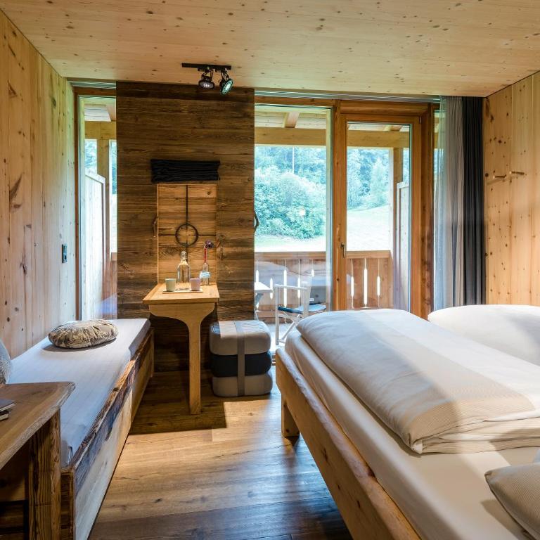 mama thresl - Doppelzimmer mit Balkon und Bergblick - 1