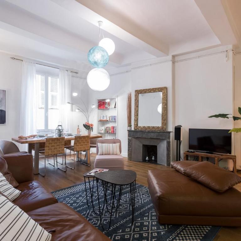 PREF 2 · F4 - VASTE ET BOURGEOIS ,3 CHAMBRES, ASCENSEUR, VX-NICE - Appartement - 1