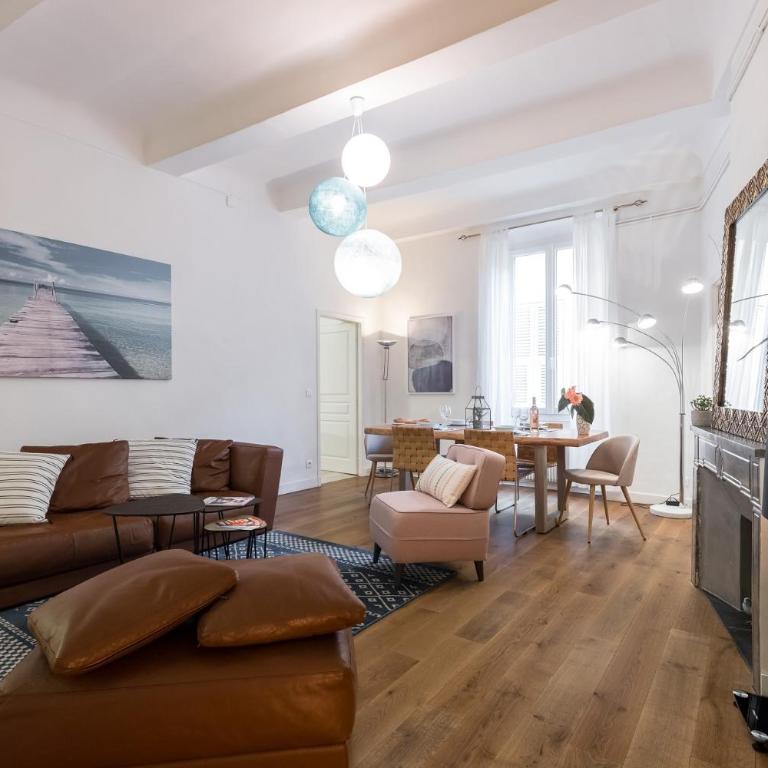 PREF 2 · F4 - VASTE ET BOURGEOIS ,3 CHAMBRES, ASCENSEUR, VX-NICE - Appartement - 4