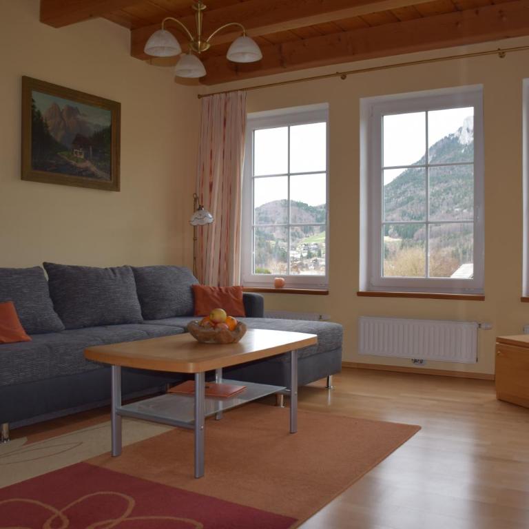 Pension Hohenau - Apartment mit 1 Schlafzimmer, Terrasse und Seeblick - 4
