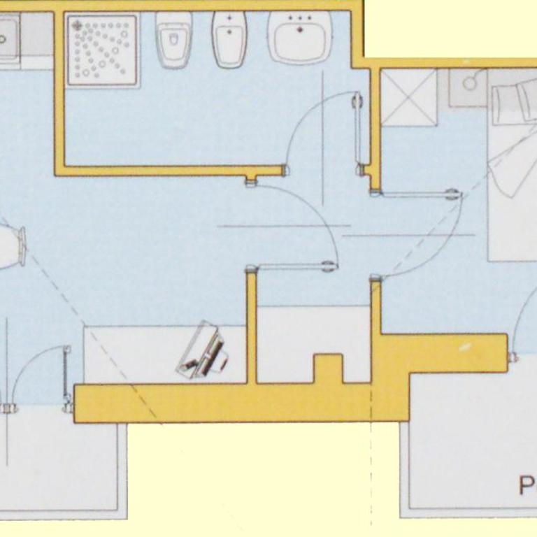 Casa Azzurra - Appartamento con 1 Camera da Letto - 1