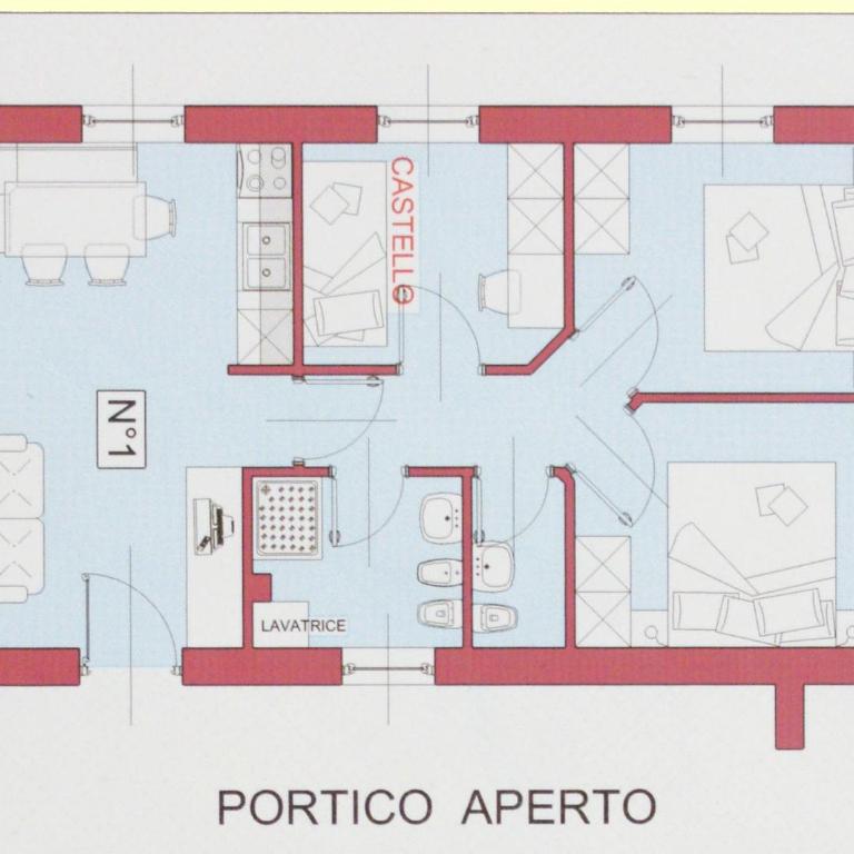 Casa Azzurra - Appartamento con 3 Camere da Letto - 1