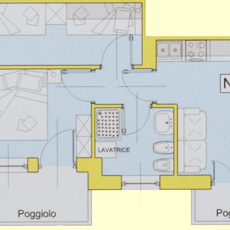Casa Azzurra - Appartamento con Balcone - 6