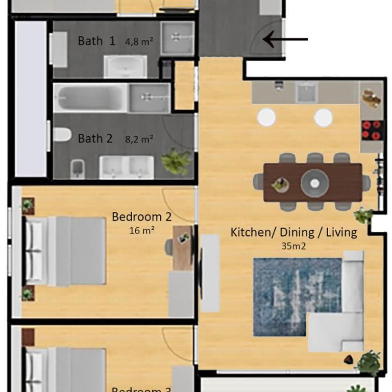 Penthouse am Sonnenhang mit exklusiver Ausstattung - Penthouse-Apartment - 20
