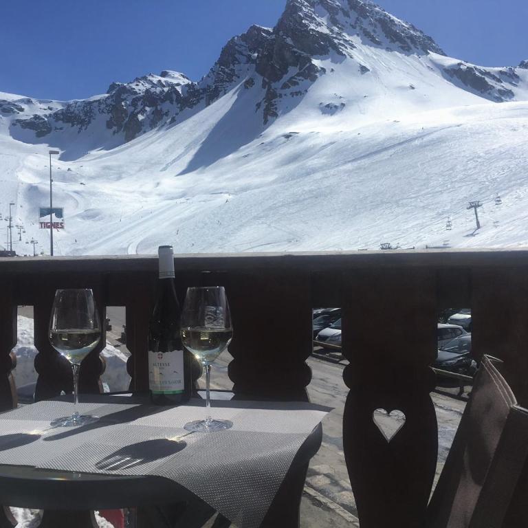 Studio cabine double balcon Tignes val claret ouvert toute l année - Appartement avec Vue sur la Montagne - 3
