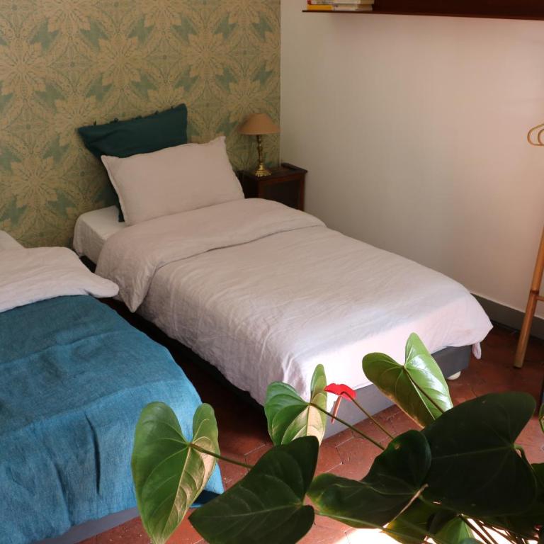 Le 66 - Chambre Double ou Lits Jumeaux - Vue sur Jardin - 5