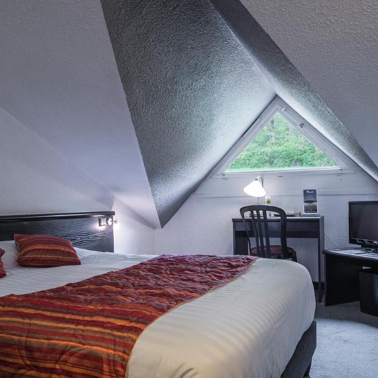 Logis Hôtel Murtel - Habitación Doble Económica Ático - 3