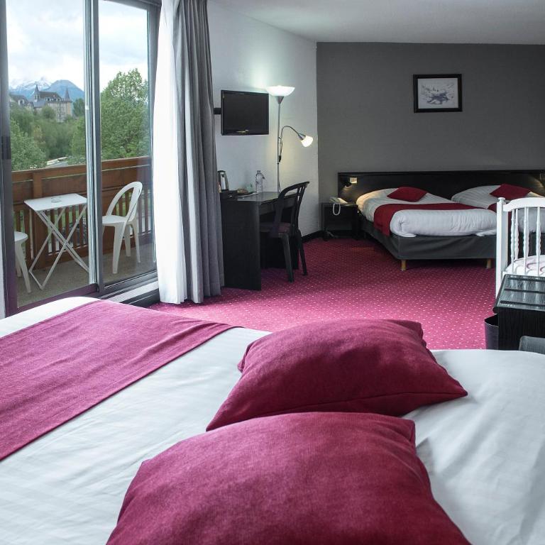 Logis Hôtel Murtel - Habitación Familiar Superior con balcón - 1