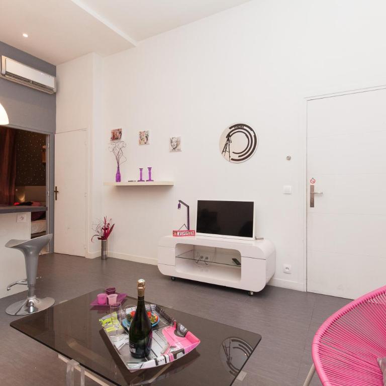 Marylin 2 pièces 3 étoiles, plein coeur de Cannes, 5mn Palais et plages - Appartement - 6