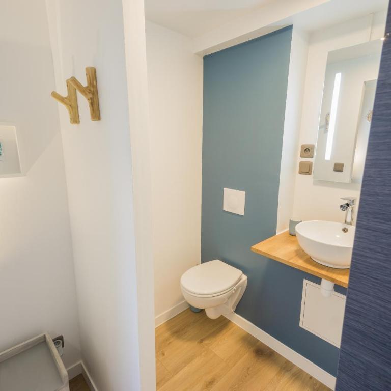Wood'n Sea Surf Lodge - Auberge De Jeunesse - Chambre Double avec Salle de Bains Privative - 11