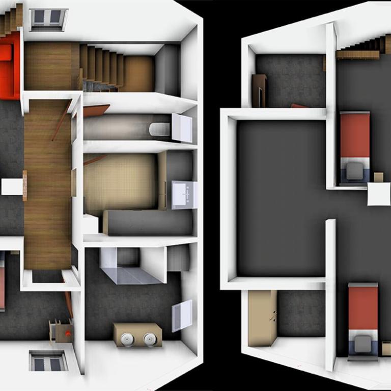 Aulouison Maison spacieuse et paisible de 200 m2, à proximité du Parlement européen - Maison de Vacances - 38