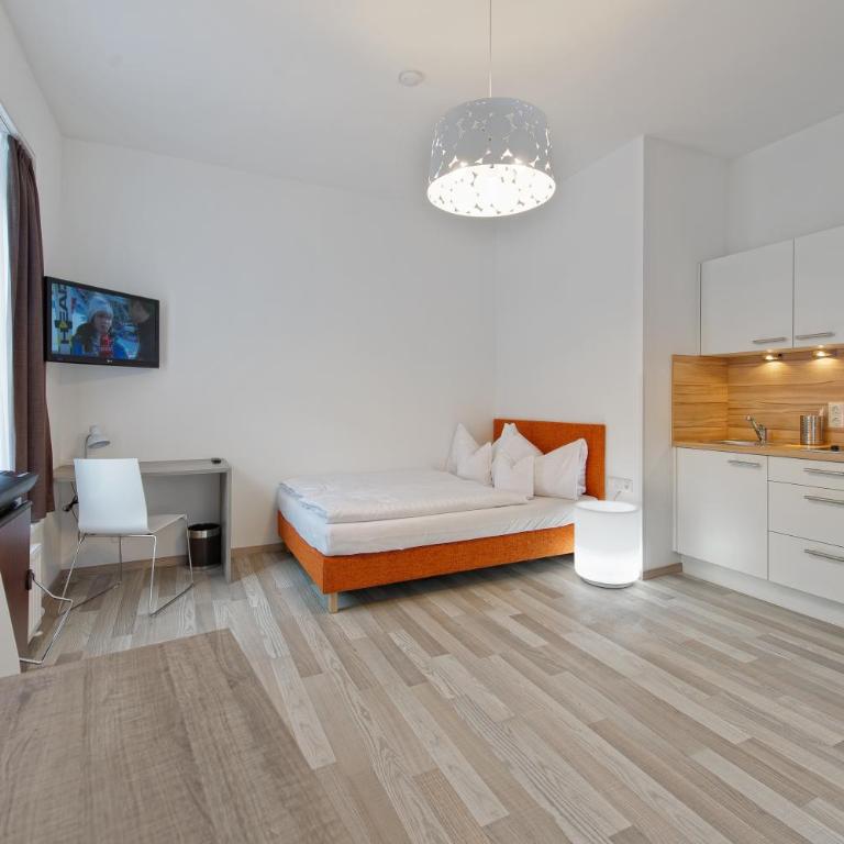 Apartments Leipziger Hof - Apartamento Estudio (cama de 120x200) - 3