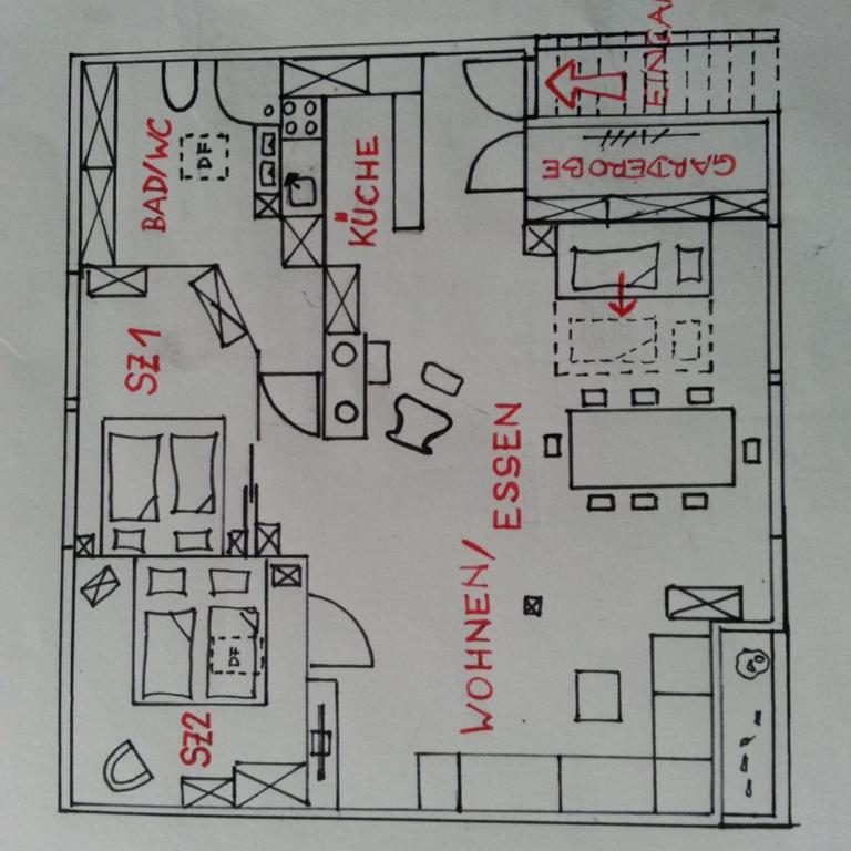 Ferienwohnung Wiesmühlstrasse - Apartment mit 2 Schlafzimmern - 4