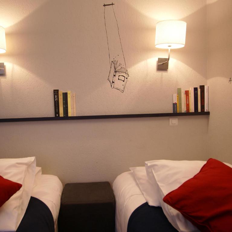 Hotel de la Placette Barcelonnette - Camera Doppia con Letti Singoli - 3