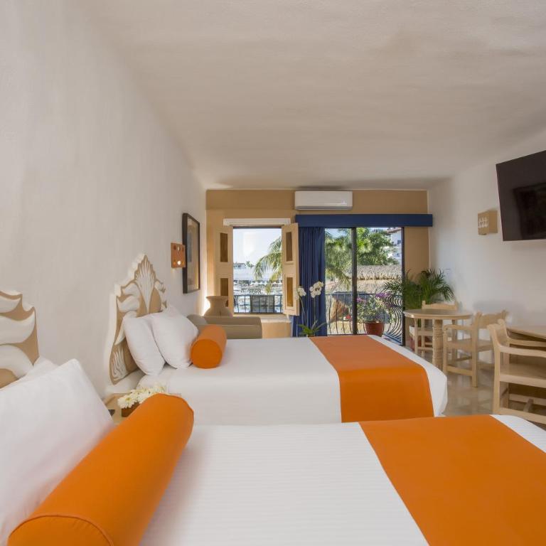 Flamingo Vallarta Hotel & Marina - Habitación Doble con vistas - 2 camas - 7