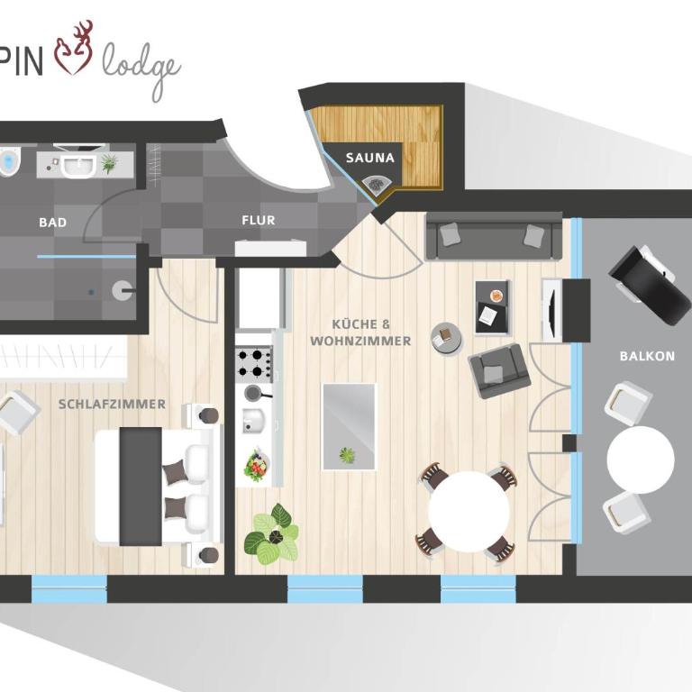 Alpin Lodge - Apartment mit Blick auf die Berge - 5