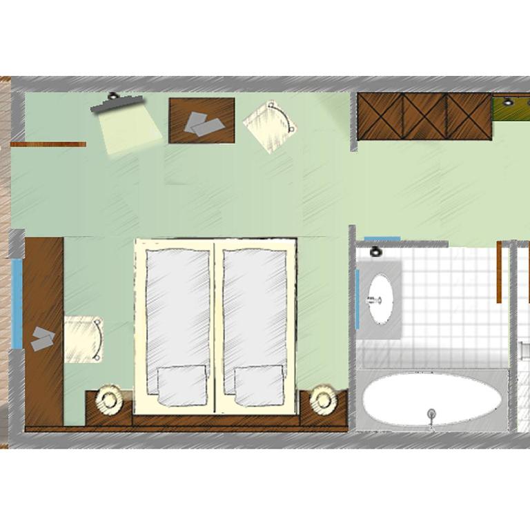 Alpenhotel Tirolerhof - Doppel- oder Zweibettzimmer - 2