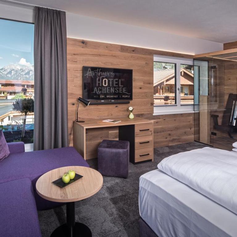Arthur's Hotel und Apartments am Achensee - Doppelzimmer mit Infrarotkabine und Balkon - 7