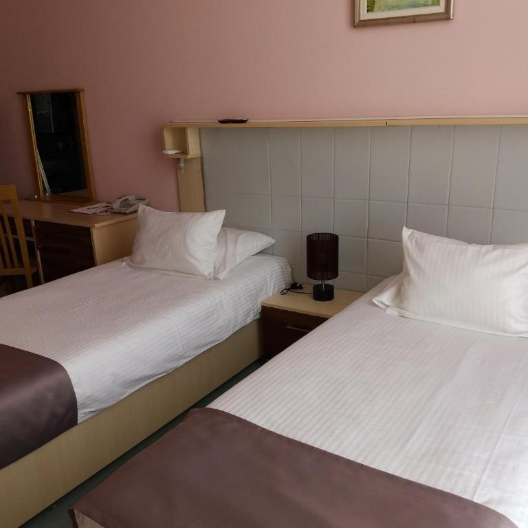 Hotel & Restaurant Great Wall - Airport - Twin Room with Mountain View - 3